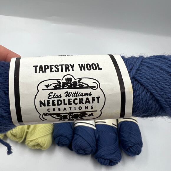 Vintage Tapestry Pure Wool Needlecraft Creation Elsa Williams Yarn 12 Skeins - Picture 10 of 11